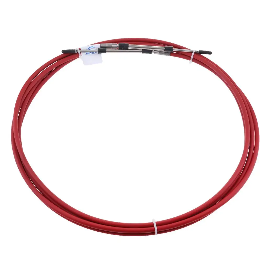

2pcs Throttle Line Clutch Cable/ Wire for Outboard, Stainless Steel, 10FT