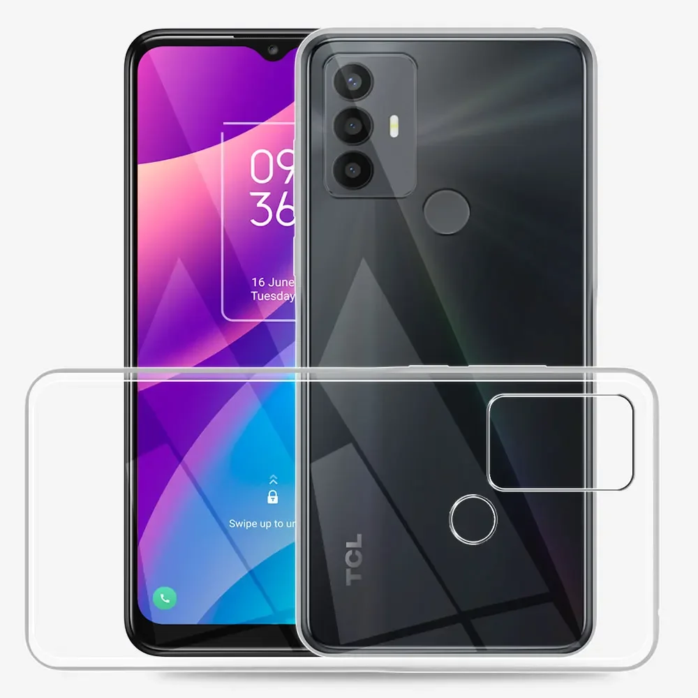 Crystal Clear Silicone TPU Phone Cover - Transparent Protective Case