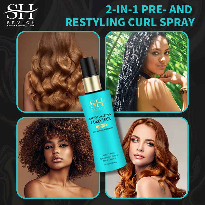 Curly hair styling cream curl care spray for natural hair