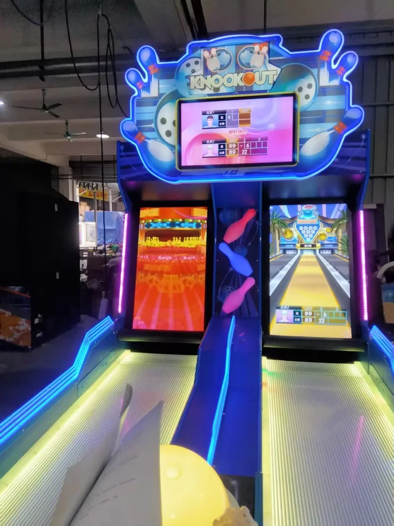 Macchina per Bowling Commerciale, Attrezzatura per Intrattenimento Arcade con Punteggio Automatico per Centri di Divertimento Familiare - immagine 3