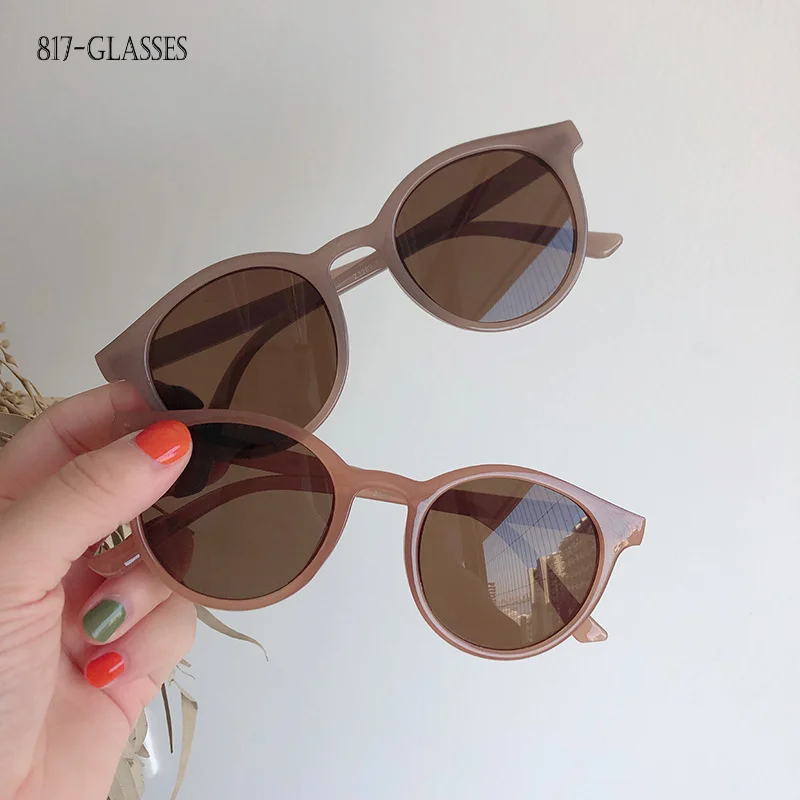 2023 Nuovi Occhiali Da Sole Da Donna Vintage Fashion Trendy Small Round Frame Driving Eyewear Cintura Di Bellezza