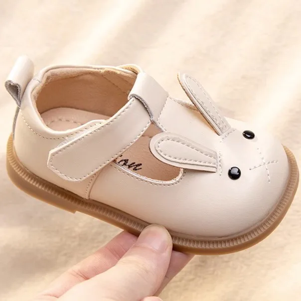 2024 Spring Autumn Girl Shoes Soft Sole Patent Leather Shoe Lovely Cartoon Toddler Shoes Kids Casual School Princess Party Shoes 3