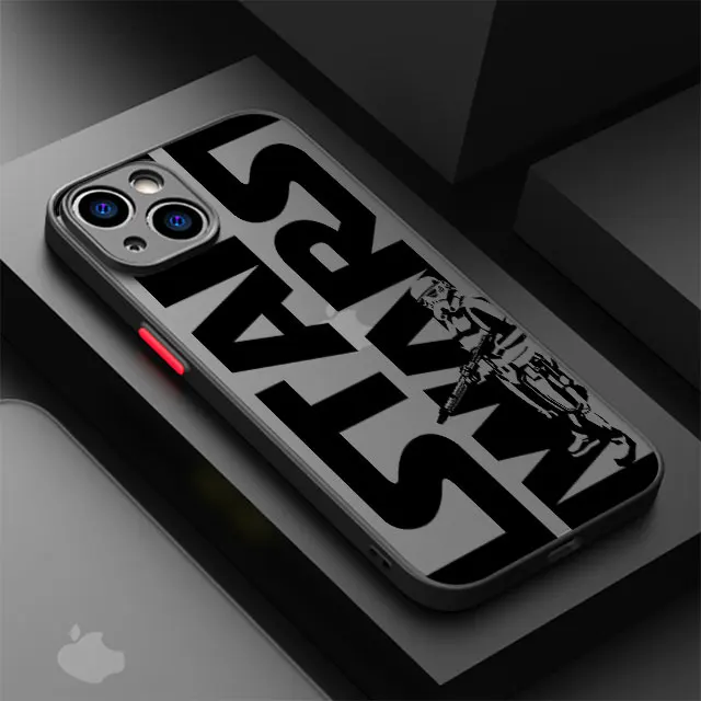 thumbnail image 1 of S-star w-wars funda de teléfono con estampado para Apple iPhone 15 16 Pro XS Max 13 14 Plus XR SE 7 8 12 11 Pro plus mate, 1 of 5