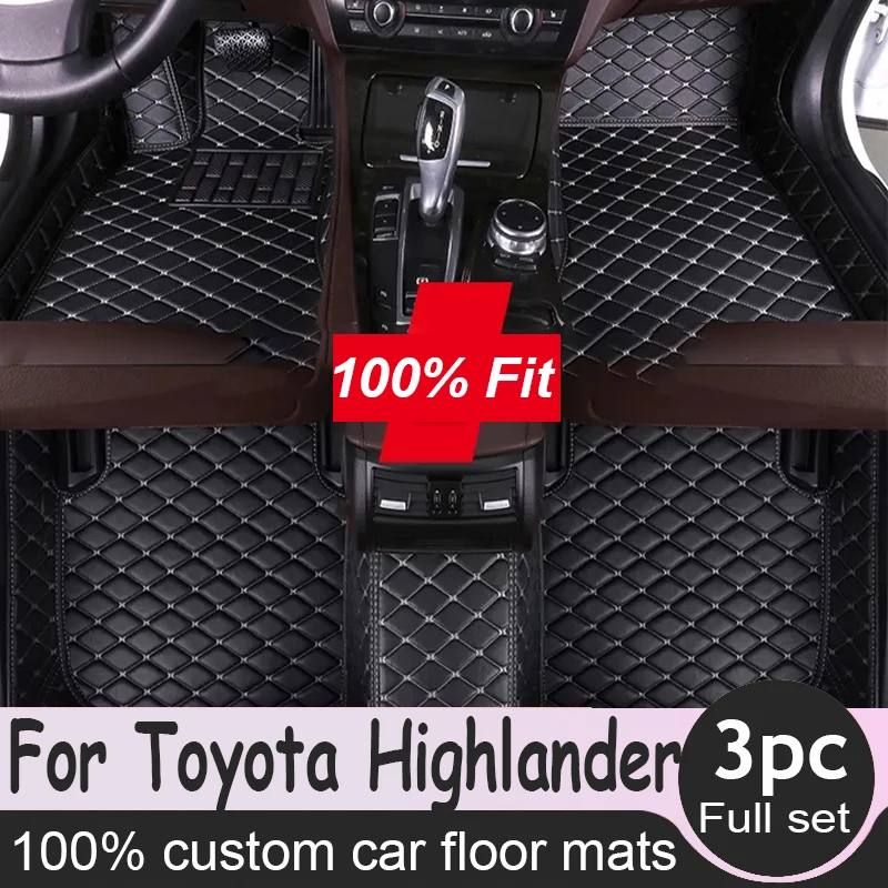 

Автомобильные коврики для Toyota Highlander 2015, 2016, 2017, 2018, 2019, 2020, 2021