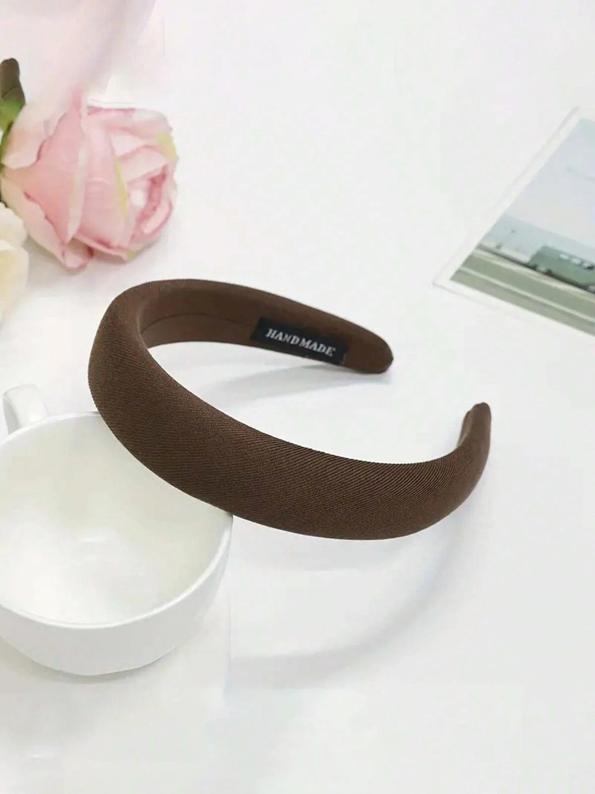 Fashion Solid Color Hair Bands Girls Vintage Elastic Headbands Sponge Hairbands Hair Hoop Korean Hair Accessories for Women