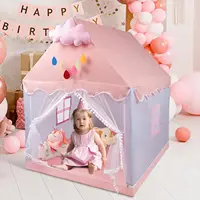 Kid  Play Tents Children Tent Indoor Outdoor Princess Girl Game House Small House Child Castle Separate Bed Tool No Light Ball 1