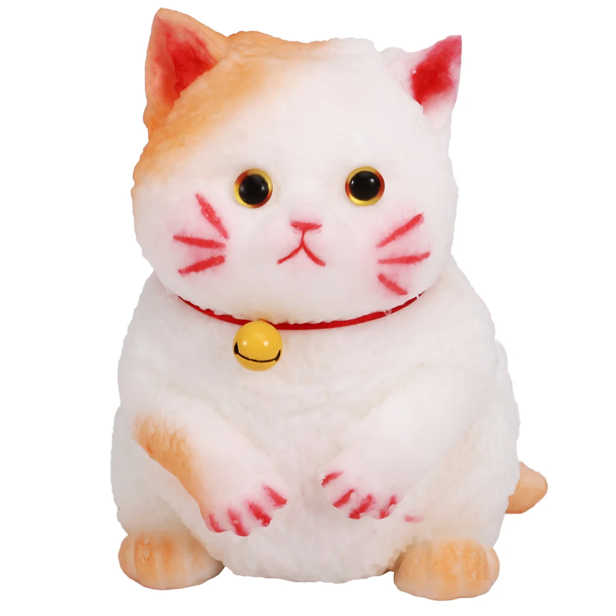 BAAU Medium Squishy Cat Toys Stress Relief Cat Squishy Toys Funny Soft Stress Toy Gifts,C