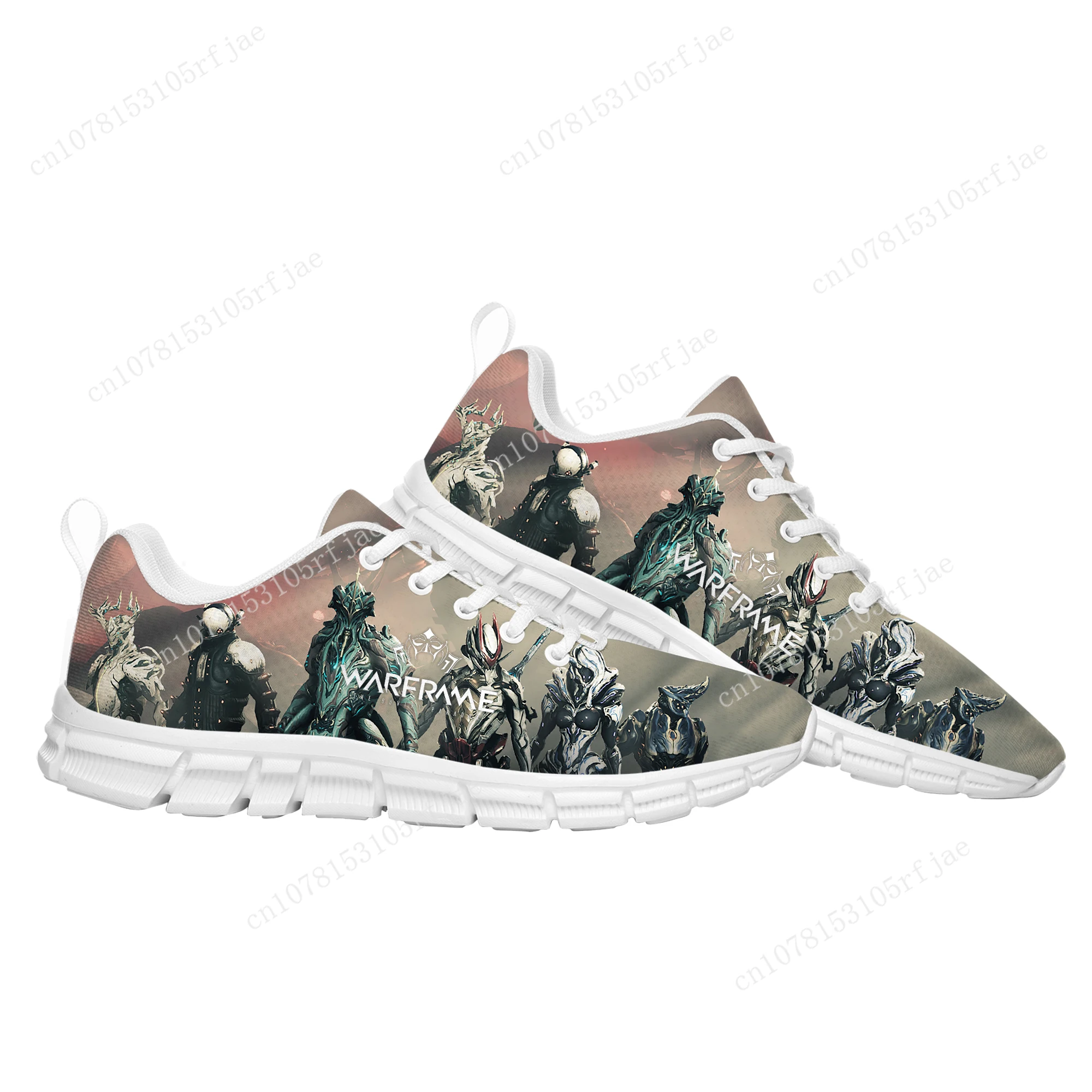 Anime Cartoon Game Warframe Sports Shoes High Quality Mens Womens Teenager Children Sneaker Tailor Made Couple Built Shoes