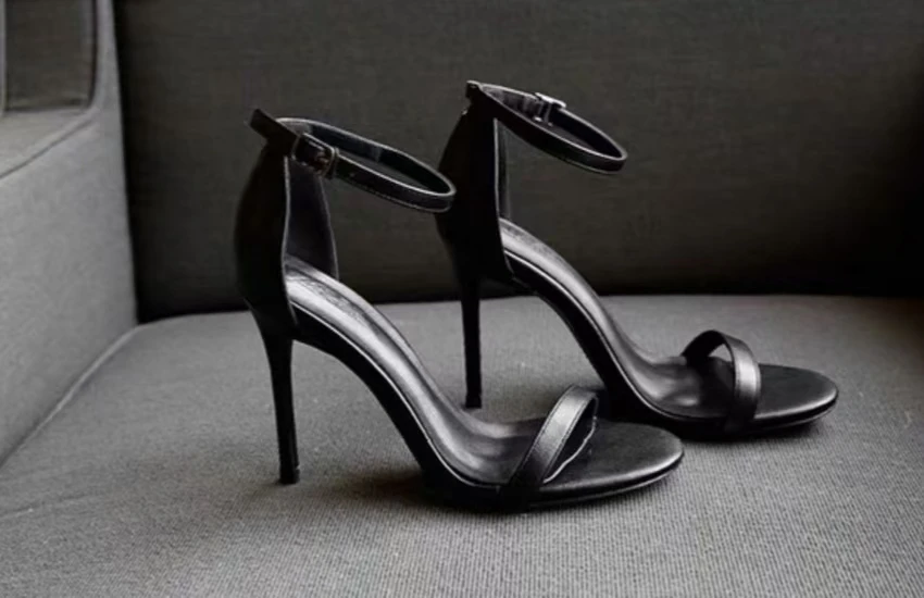 Neue 2025 Schwarz Sexy Open-Toe High Heels Damen Sommer Dünne Ferse Ultra-Hohe Plattform Wasserdichte Stiletto Schuhe koreanischen Stil – Detail 11