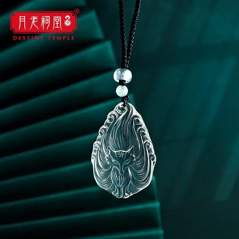 純粋な天然高品質 9A グレードホワイトクリスタル彫刻キツネ九尾キツネ