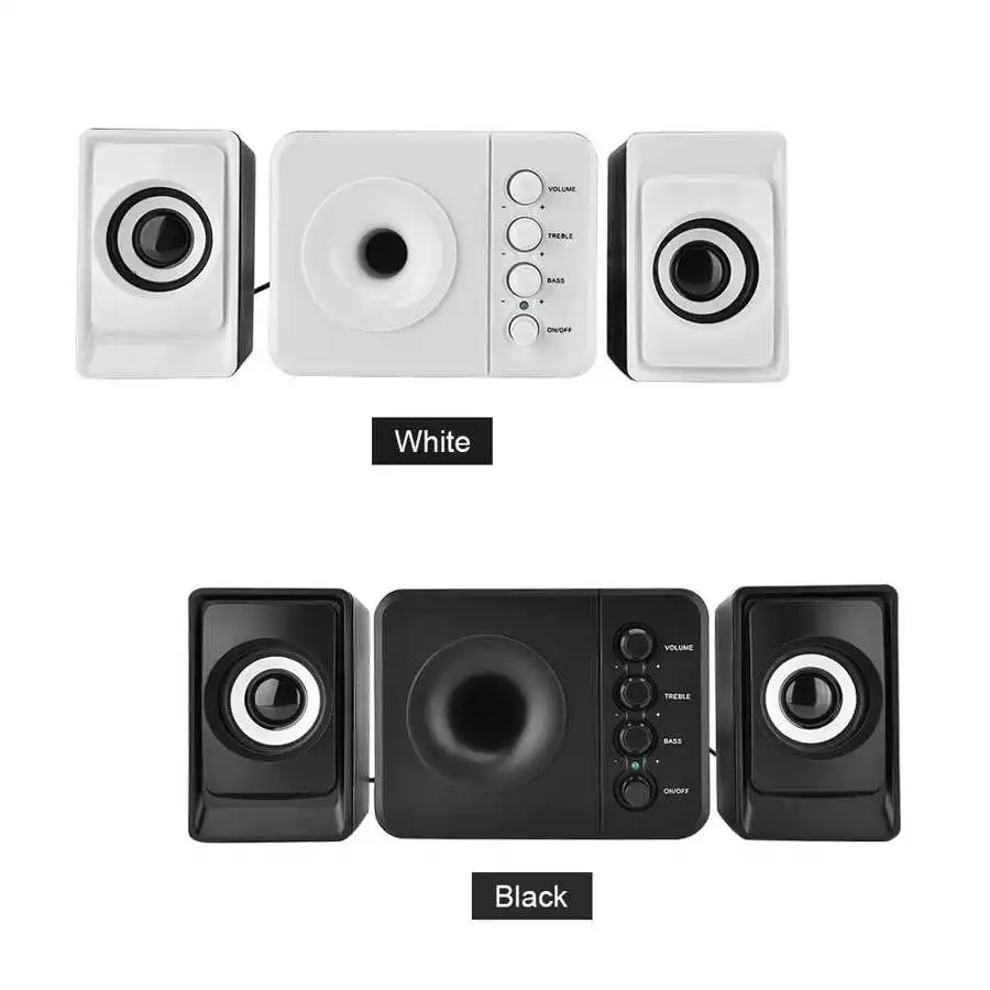 SADA D 205 Portable Mini USB 2.1 Wired Combination Speaker Bass Music