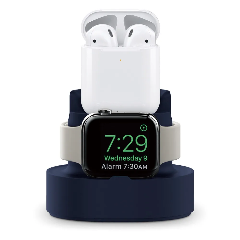 Universal 3-in-1 Charging Dock for Smartwatch, Earbuds, and Smartphone