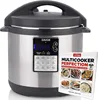 6 Quart Multi-cooker with America's Test Kitchen Multicooker Perfection Cookbook Stainless Steel Easy Healthy 1