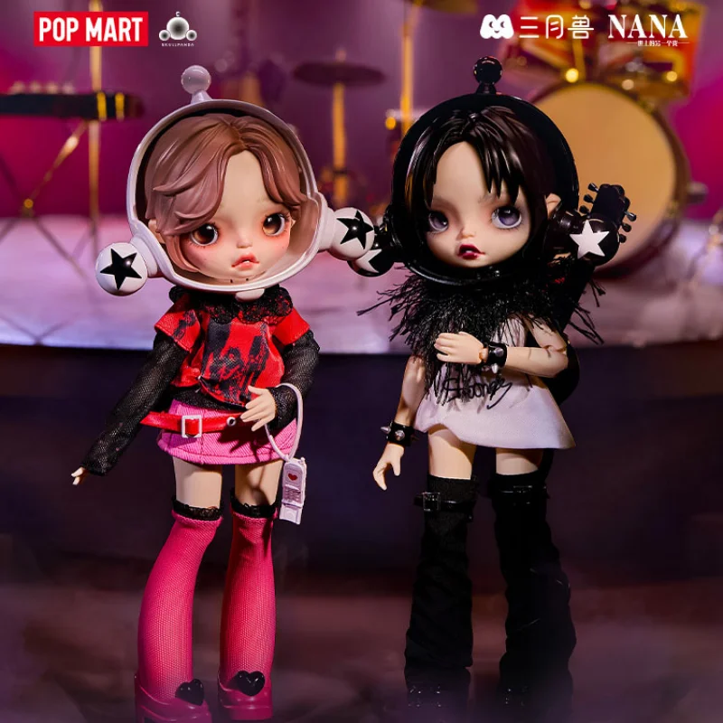 

POP MART SKULLPANDA x Nana Osaki Nana Komatsu Kawaii Ornaments Figurines Home Decor Desktop Model Dolls Gilrs Gift Model Toys