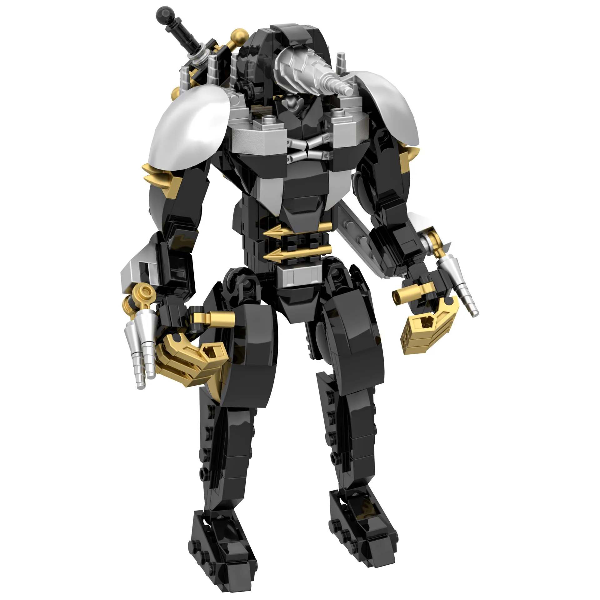 Moc Skibidi Toilet Enhanced Black Knife Trapano Elettrico Man Set Scientist Camera Speaker Brick Toy Regalo Di Compleanno Per Bambini