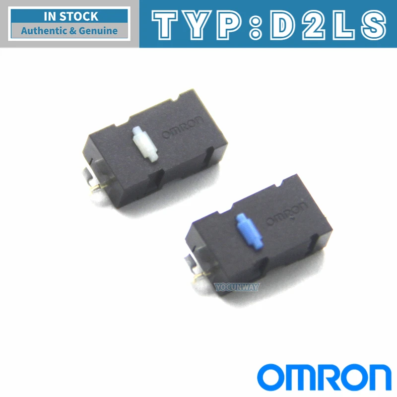 New Authentic Original Japan OMRON Micro Switch D2LS-21 D2LS-11 Blue Dot Game Mouse Switch For Anywhere MX Logitech M905 G903 images - 6