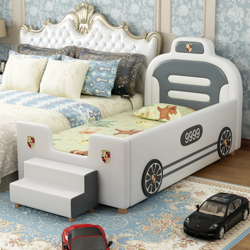 Pretty Luxury Childrens Bed Modern Elegant Villa Comferter Kids Bed Baby Loft Camas De Dormitorio Furniture Home 2