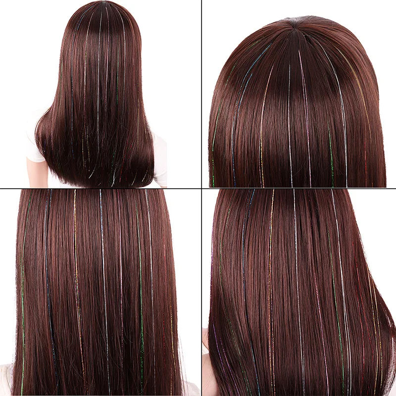 Рисунок 2 - Светящиеся блестящие накладные волосы в виде мишуры