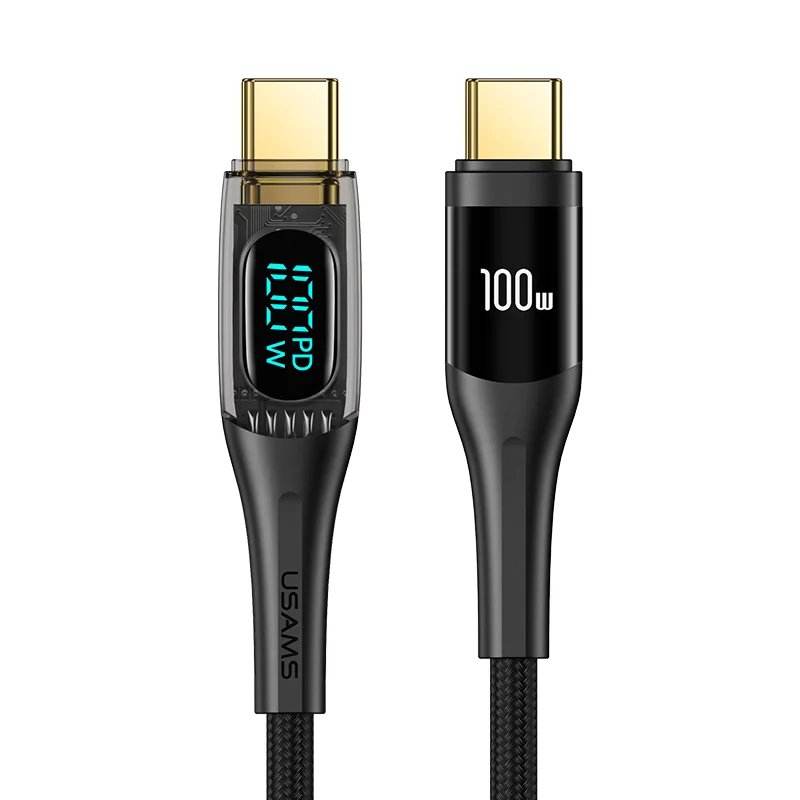 C C Pd 100w Charging Cable Display  Cable Usb Type C Pd 100w Charger - U78  100w Led - Aliexpress