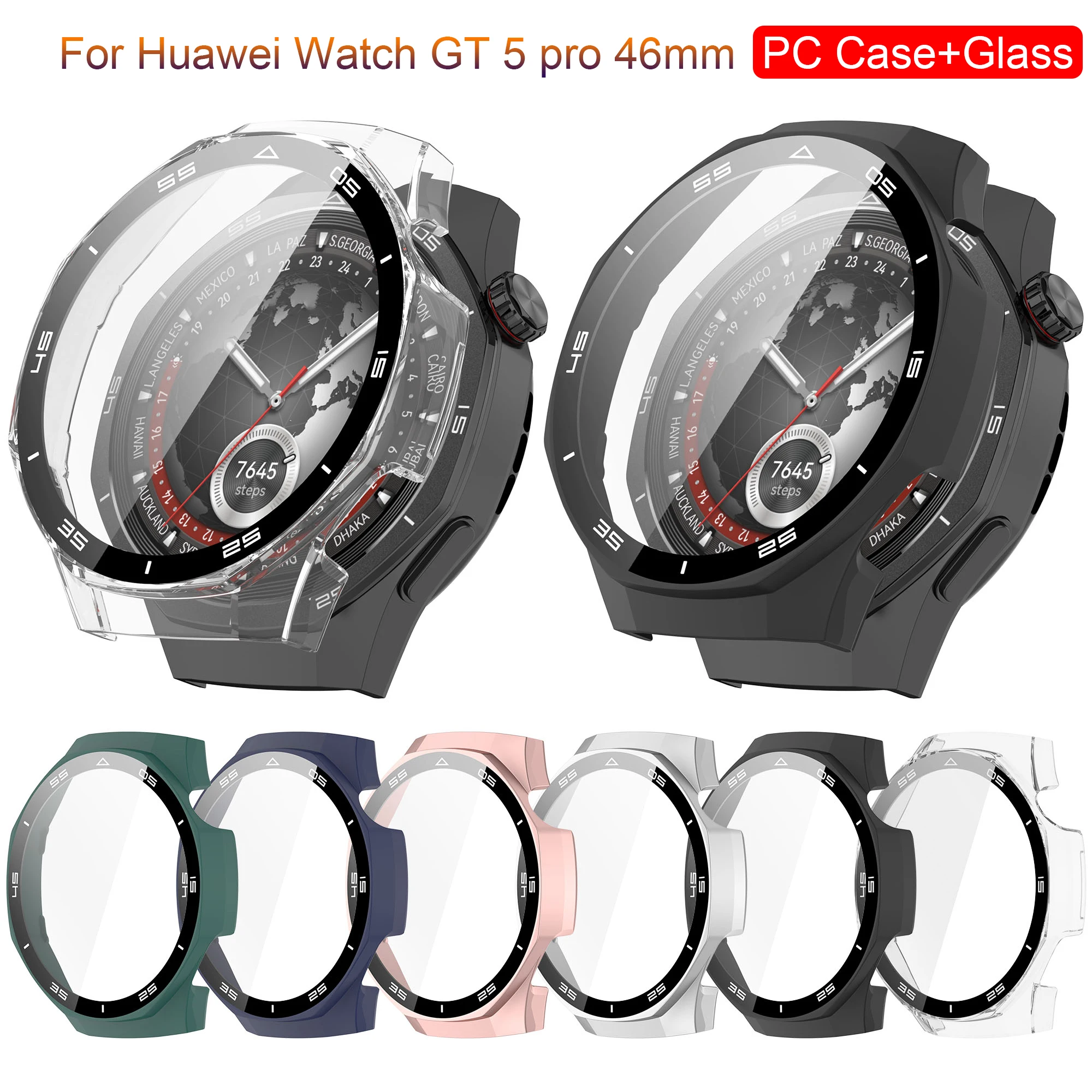 All-Around Tempered Glass Screen Protector Bumper Case