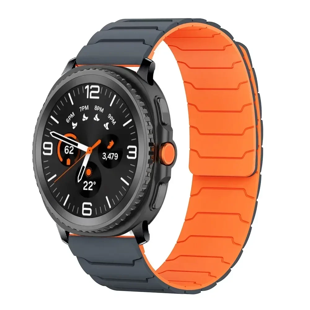Magnetic Loop Silicone Sports Strap - No-Gap Replacement Watch Band