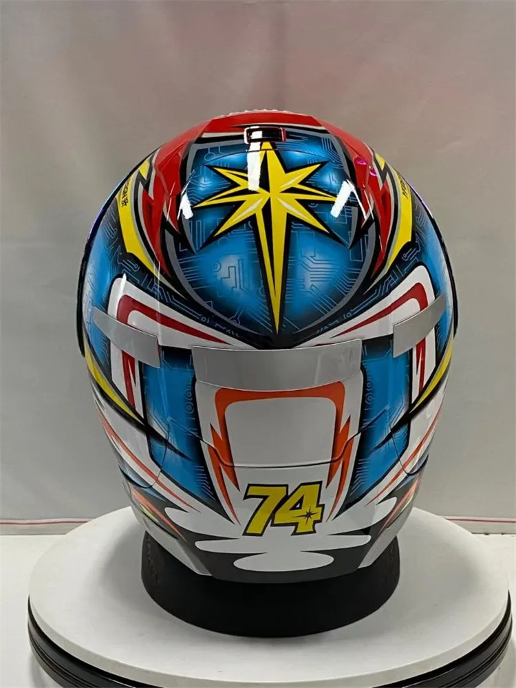 Motorcycle Full Face Helmet X14 X-Spirit III Red Kato DAIJIRO TC-1