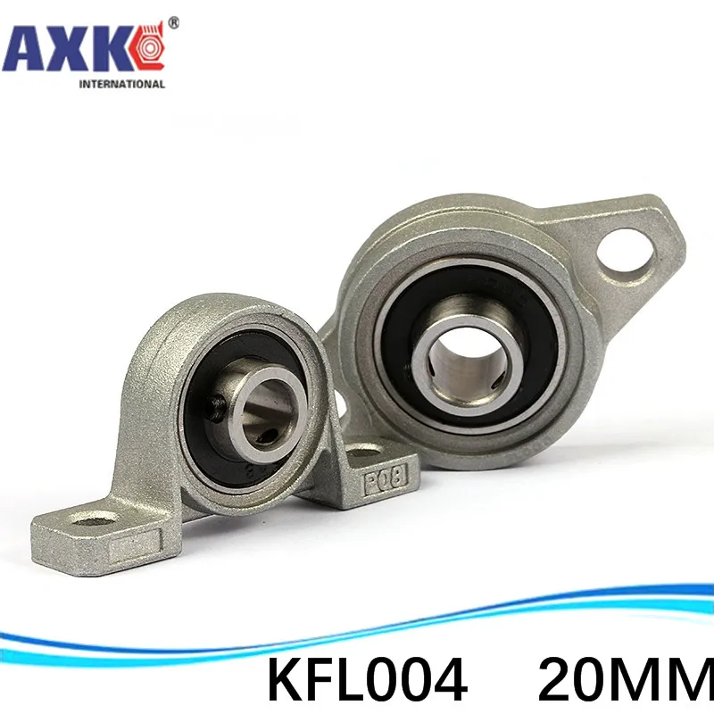 20 mm diameter zinc alloy bearing housings KFL004 flange bearing housings pillow block