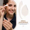 4 Pcs Rust-resistant Eyebrow Razor Face Shaver Mini Comfortable Handle Facial Razors Women Shavers Chrome Macro Blades 2