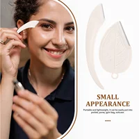 4 Pcs Rust-resistant Eyebrow Razor Face Shaver Mini Comfortable Handle Facial Razors Women Shavers Chrome Macro Blades 2