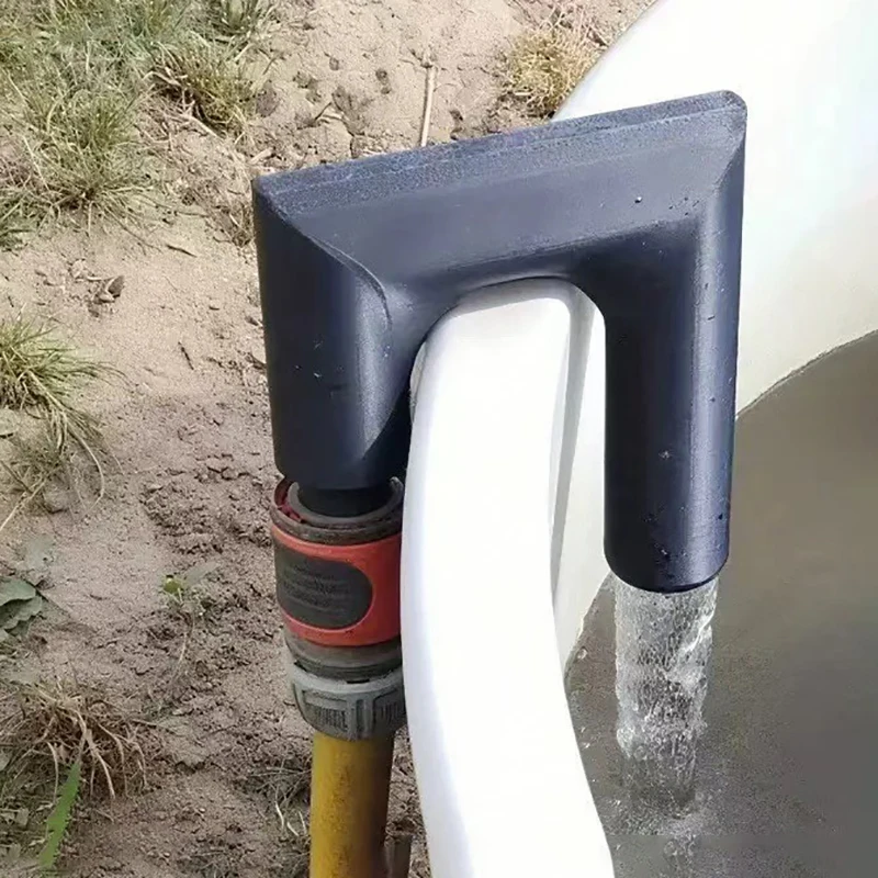 Durable Garden Hose Hook - Easy Water Tank Filling, No Handheld, Anti-Slip Design, Patio Watering Tool, Garden Hose Accessories