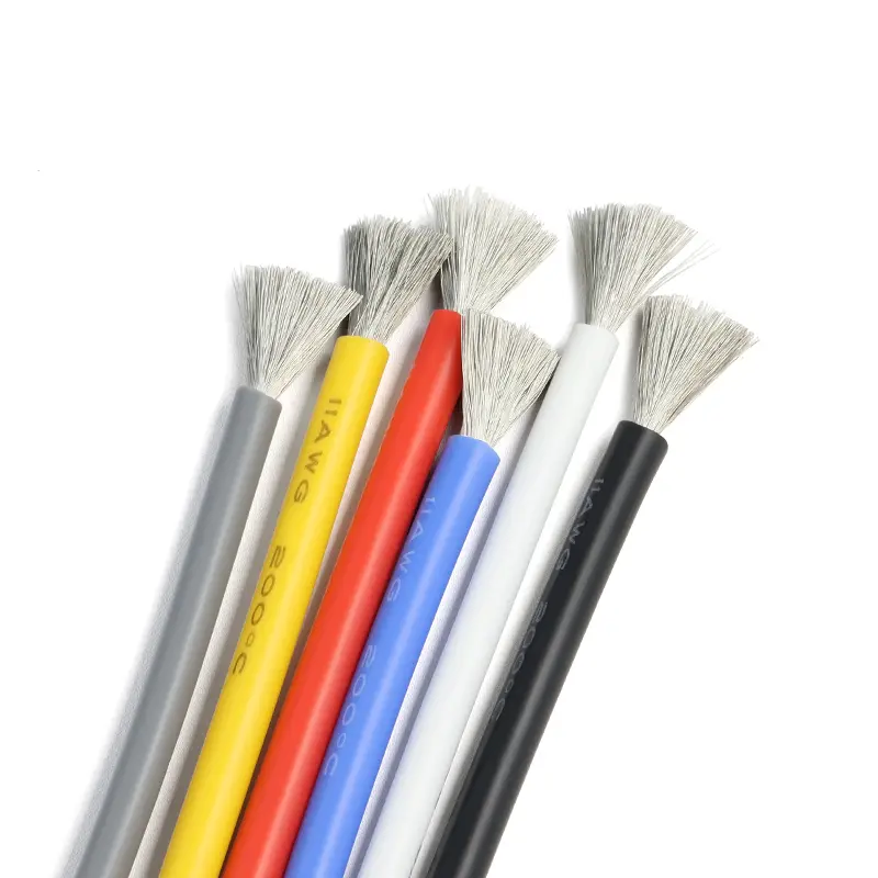 1/5/10M Soft Silicone Rubber Copper Cable 30 28 26 24 22 20-8AWG Flexible DIY LED Lighting Wires Electrical Power Cord Car Wires - Image 3
