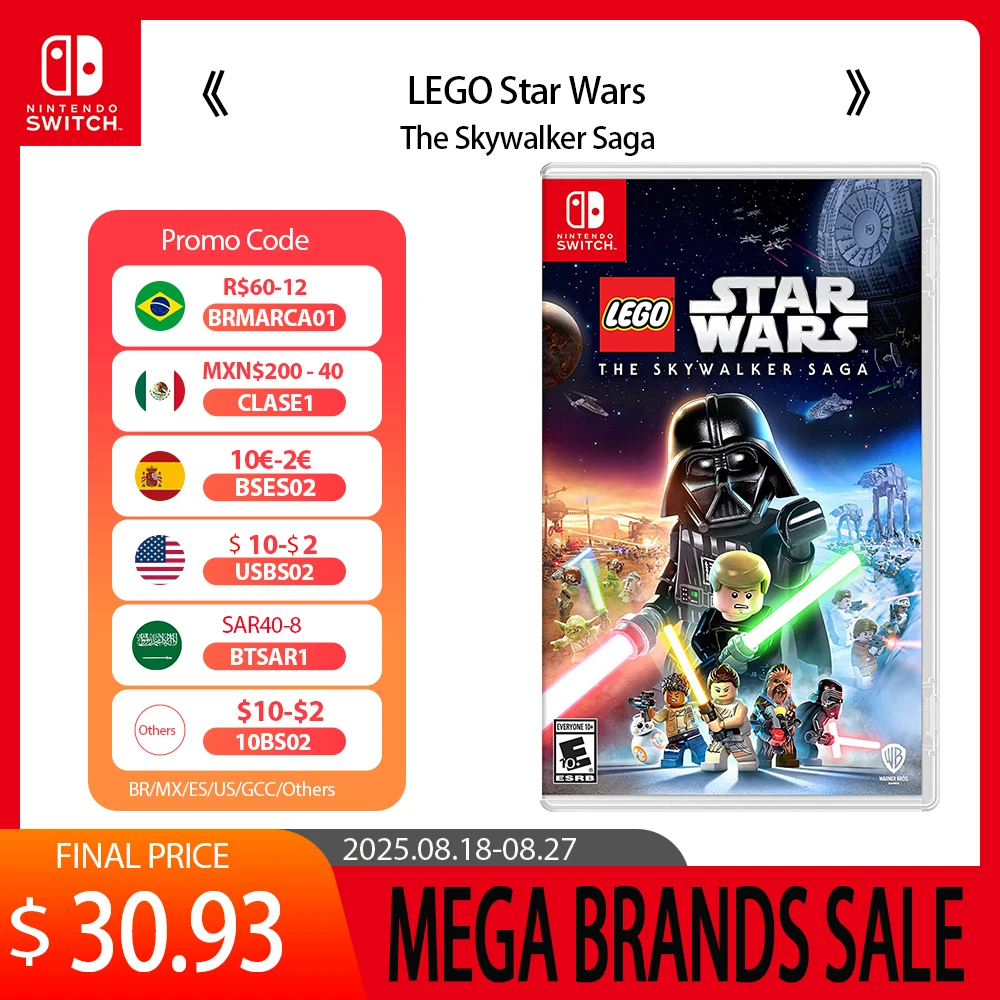 Nintendo Switch Game Deals LEGO Star Wars The Skywalker