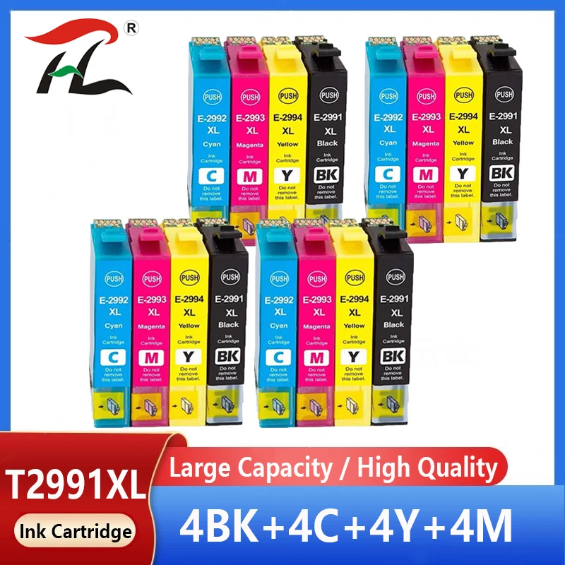 Cartuchos de Tinta Compatíveis para Epson 29xl T2991xl T2991 Xp235 Xp247 Xp245 Xp332 Xp335 Xp342 Xp345 Xp435 Xp432 Xp442