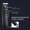 Kemei Groin Area Hair Trimmer Lawn Mower Ceramic Blade Waterproof Wet Dry Clippers Pubic Armpit Body Hair Hygiene Razor KM-1838 3