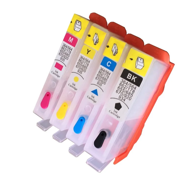 Ink Cartridge vilaxh 903 Refillable Ink Cartridge Replacement For HP 903 904 905 xl 903xl OfficeJet Pro 6960 6961 6964 6970 6950 Without chip printer supplies ink cartridge inkjet ink cartridge