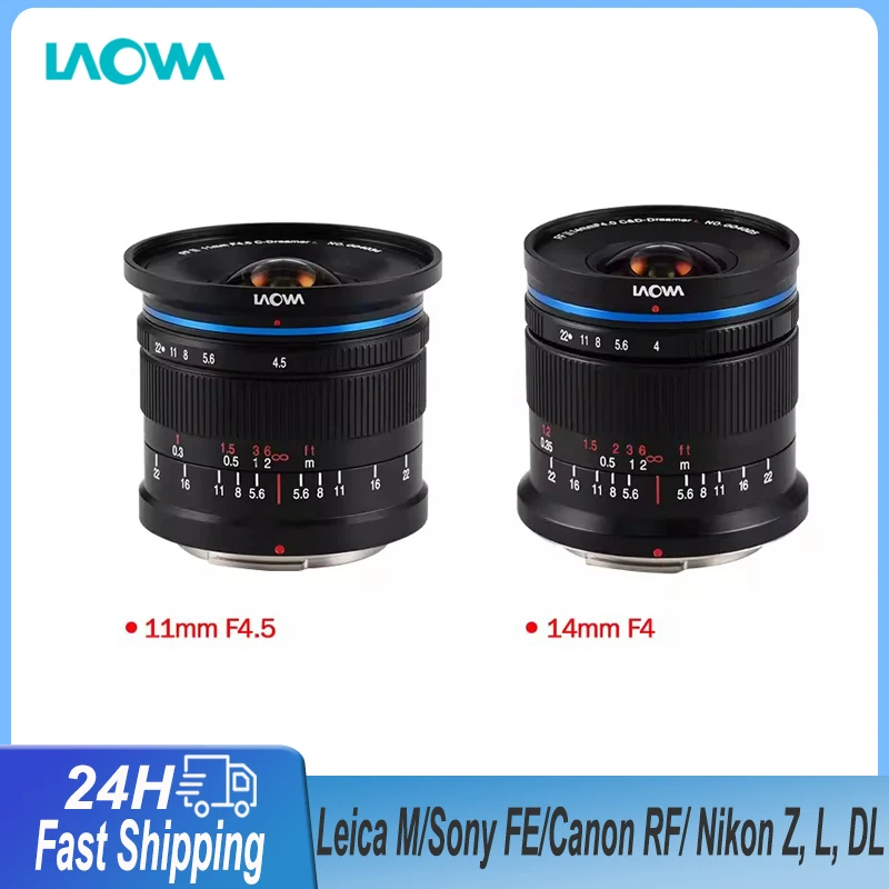Laowa 11Mm F4.5 14Mm F4.0 Full Frame Obiettivo Ultra Grandangolare Messa A Fuoco Manuale Per Dji Dl Canon Rf Sony Fe Nikon Z Leica M L- Mount