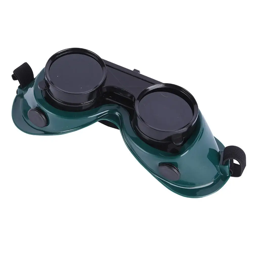 Anti-glare Protective Welding Glasses Portable Welding Cutting With Flip Glasses Protective Up Safety Goggles Grinding Weld A4U6