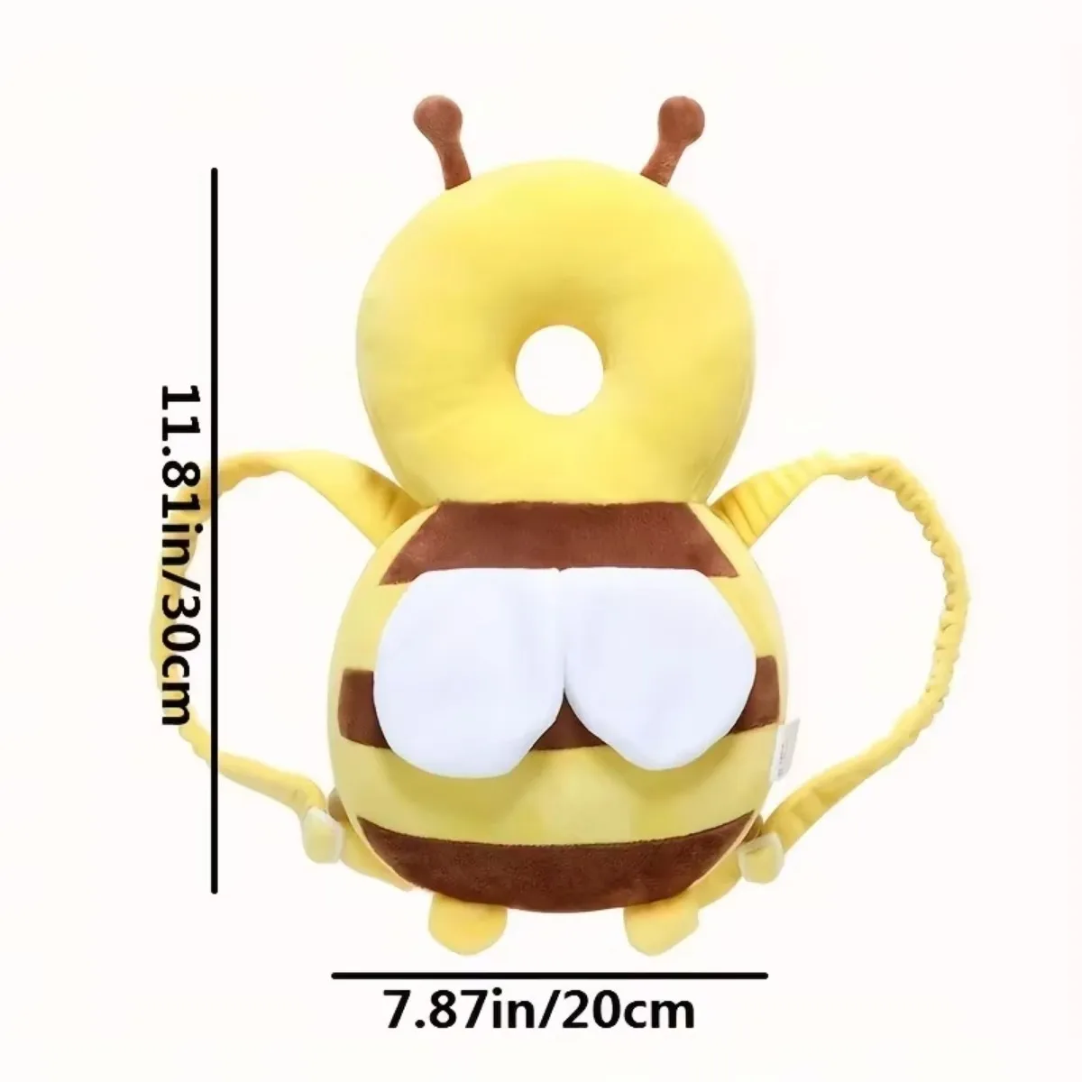Baby Head Protection Backpack Pillow Toddler Head Safety Pad with Pinching Anti-fall Baby Pillows Newborn Bebe Cute Bee Cushion