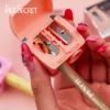 6pcs Face Secret Lip Liner Pencil Set,Ultra-Fine,Smooth Long Lasting Waterproof Matte Velvet,Brown Mixed Color 6