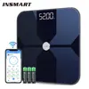 INSMART Body Fat Scale Bathroom Weight Scale Smart Wireless Digital Body Composition Analyzer With Smartphone App Bluetooth WIFI 1