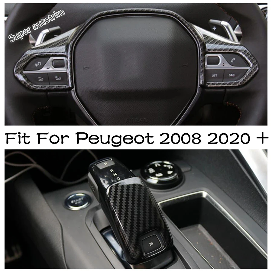 Pegatina De Fibra De Carbono Para Volante De Seat Ibiza 6J (2009-2014) - Decoración Interior Estilo Deportivo
