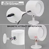 Indoor bedroom bedside wall light 360 ° rotating LED decorative wall light luxurious and convenient reading light dual head 5