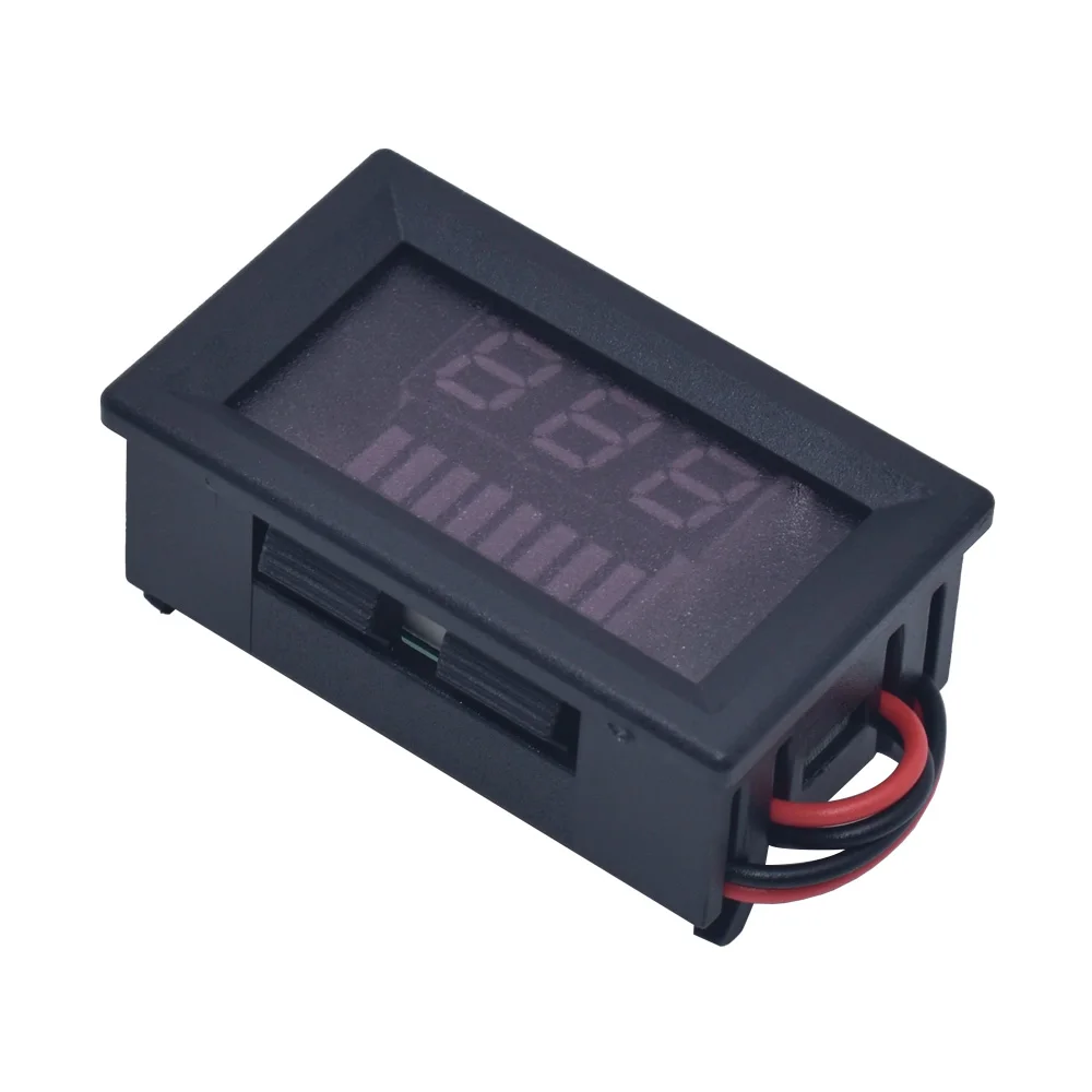 Auto Batterie Ladezustand Anzeige 12V 24V 36V 48V 60V 72V Lithium-Batterie  Kapazität meter Tester Display LED-Tester Voltmeter - AliExpress