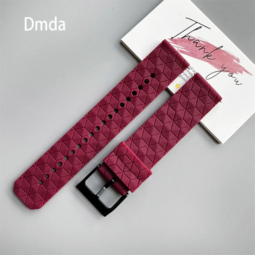 Sports Silicone Wrist Strap - 20mm/22mm Adjustable Watchband Bracelet