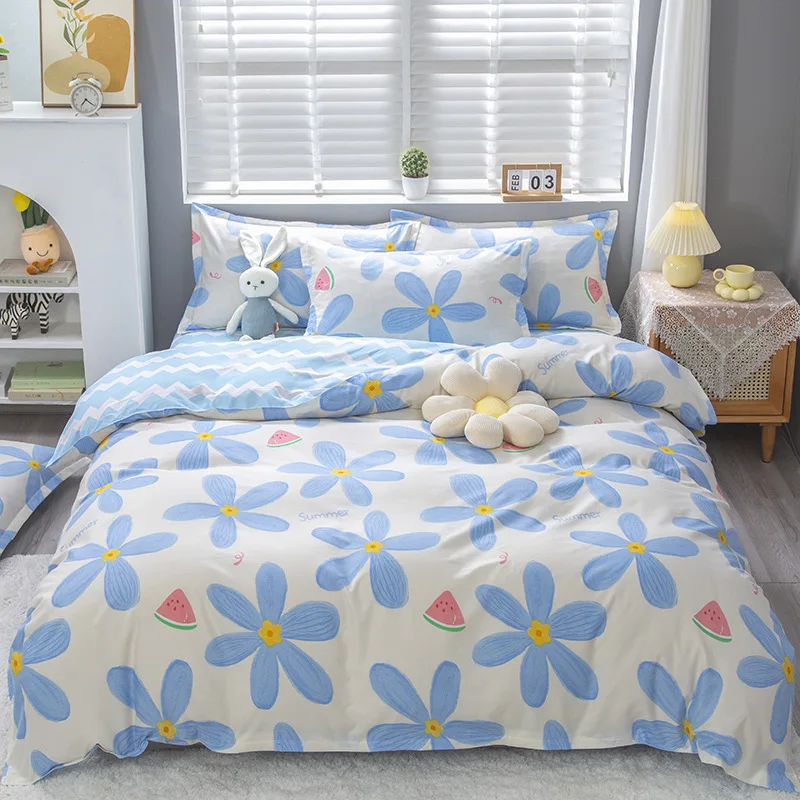 Floral Print Duvet Cover