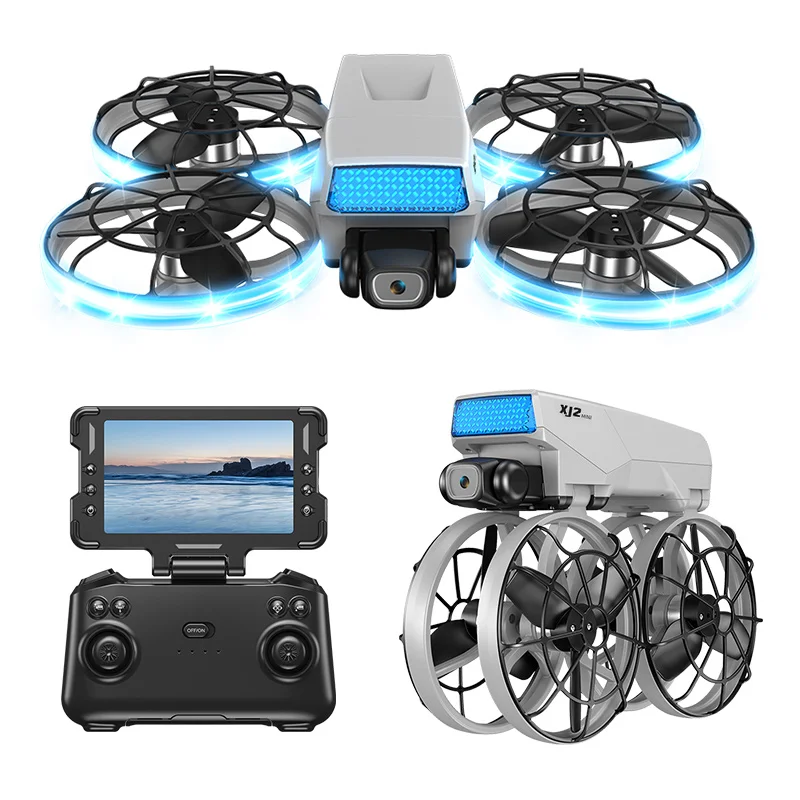 AXNEN XJ2 Mini Drone 8K HD Camera, Foldable Brushless RC