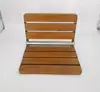 Bathroom solid wood folding stool chair wall mounted shoe changing stool shower stool for elderly pregnant women shower seat 1