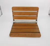 Bathroom solid wood folding stool chair wall mounted shoe changing stool shower stool for elderly pregnant women shower seat 1
