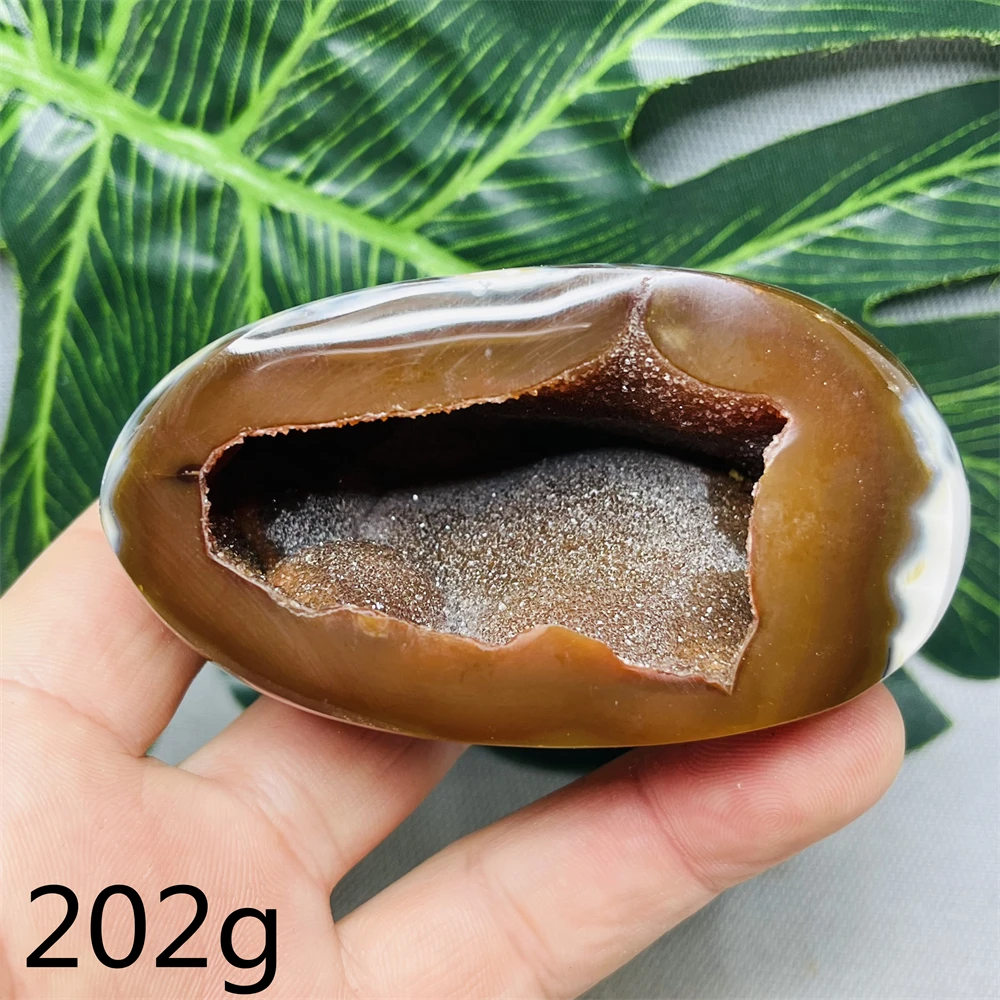 Natural Gemstone Geode Agate Polished Colorful Crystal Original Mineral Specimen Home Room Decoration Energy Healing 3