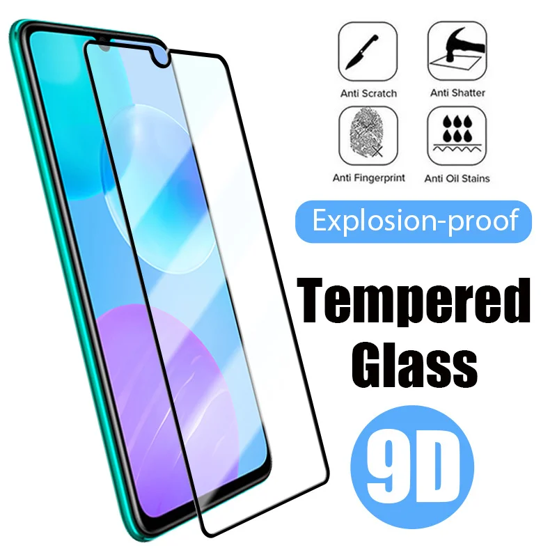 

Full Cover Screen Protective Glass For Honor 8X 9X 20 8A Pro 10 9 8 20 30 50 Lite Tempered Glass film For Honor 9A 9C 8C 20i 30i